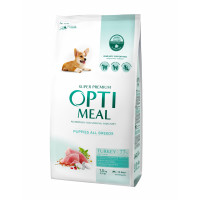 Сухой корм Optimeal для щенков всех пород, с индейкой, 1.5 кг Сухой корм Optimeal для щенков всех пород, с индейкой, 1.5 кг