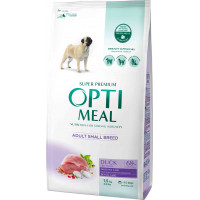 Сухий корм Optimeal для дорослих собак малих порід, з качкою, 1.5 кг Сухий корм Optimeal для дорослих собак малих порід, з качкою, 1.5 кг
