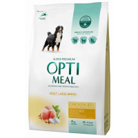 Сухой корм Optimeal для взрослых собак крупных пород, с курицей, 4 кг