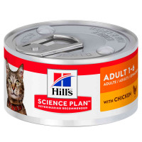 Консерва Hill's Science Plan Adult для взрослых кошек, с курицей, 82 г Консерва Hill's Science Plan Adult для взрослых кошек, с курицей, 82 г