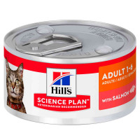 Консерва Hill's Science Plan Adult для дорослих котів, з лососем, 82 г Консерва Hill's Science Plan Adult для дорослих котів, з лососем, 82 г