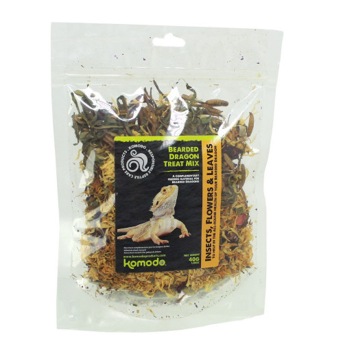 Суміш квіток і комах для агами бородатої Komodo Dragon Treat Mix, 40 г