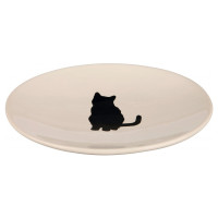 Миска Trixie Cat для кошек, белая, 18 х 15 см Миска Trixie Cat для кошек, белая, 18 х 15 см