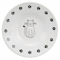 Миска Trixie для коротконосі порід кішок, кераміка, біла, 0,2 л / 15 см
