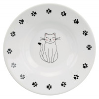 Миска Trixie для коротконосі порід кішок, кераміка, біла, 0,2 л / 15 см Миска Trixie для коротконосі порід кішок, кераміка, біла, 0,2 л / 15 см