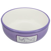 Миска Trixie для котів, кераміка, різнобарвна, 0.35 л/13 см Миска Trixie для котів, кераміка, різнобарвна, 0.35 л/13 см