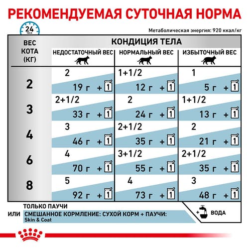 Вологий корм Royal Canin Skin & Coat при дерматозе і випаданні шерсті у котів, 85 г