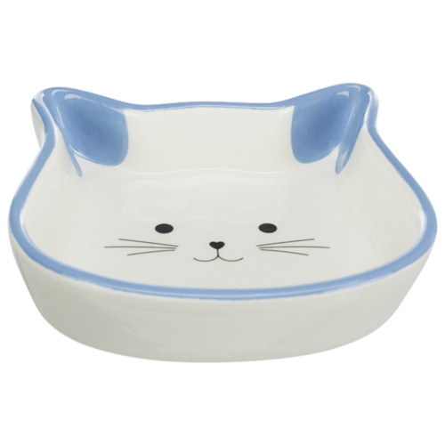 Миска Trixie в формі котячої голови для котів, кераміка, 0,25 л / 12 см