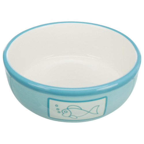 Миска Trixie для котів, кераміка, різнобарвна, 0.35 л/13 см