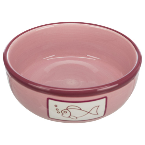 Миска Trixie для котів, кераміка, різнобарвна, 0.35 л/13 см