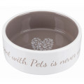 Миска Trixie Pet's Home для собак, кераміка, кремовий / бежевий, 0,8 л / 16 см