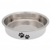 Миска Trixie для коротконосых котов из нержавеющей стали, 0.25 л/13 см