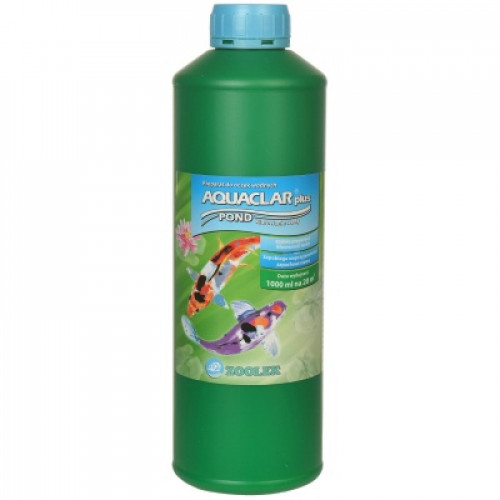 Препарат для очистки воды в пруду ZOOLEK Aquaclar plus 1 л