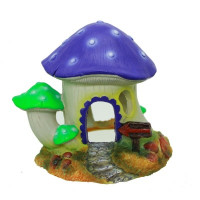 Декорация YUSEE дом Смурфов 12x14x11 см Декорация YUSEE дом Смурфов 12x14x11 см