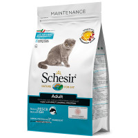 Сухий корм Schesir Cat Adult Fish з рибою, монопротеїновий, для дорослих котів, 1.5 кг Сухий корм Schesir Cat Adult Fish з рибою, монопротеїновий, для дорослих котів, 1.5 кг
