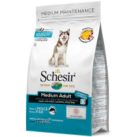 Сухой корм Schesir Dog Medium Adult Fish с рыбой, монопротеиновый, для собак средних пород, 12 кг Сухой корм Schesir Dog Medium Adult Fish с рыбой, монопротеиновый, для собак средних пород, 12 кг