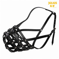Намордник Trixie Julius-K9 L-XL, для собак, кожа, черный, 34×31 см Намордник Trixie Julius-K9 L-XL, для собак, кожа, черный, 34×31 см