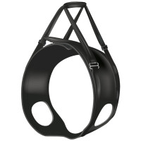 Підтримуюча шлея Trixie для собак, розміри L-XL, чорний, 75-85 см