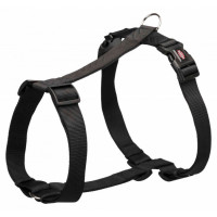 Шлея Trixie Premium H-Harness для собак, 38 мм, 85-130 см, размер XL-XXL, черный Шлея Trixie Premium H-Harness для собак, 38 мм, 85-130 см, размер XL-XXL, черный