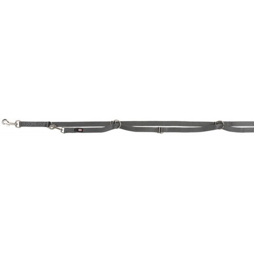 Повідець-перестібка Trixie Premium Adjustable Lead двошаровий для собак, розмір XS, 2 м/10 мм, графіт