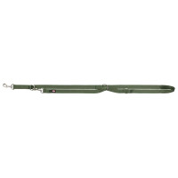 Поводок-перестёжка Trixie Premium Adjustable Lead двухслойный для собак, размер XS, 2 м/10 мм, лесной
