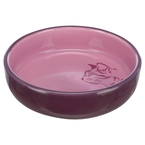 Миска Trixie для коротконосі порід котів, кераміка, 0,3 л / 15 см