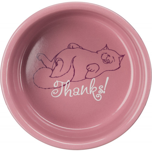 Миска Trixie Thanks for Service для кішок, кераміка, 0,3 л / 11 см