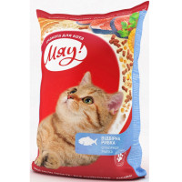 Сухой корм Мяу с рыбой для котов, 14 кг Сухой корм Мяу с рыбой для котов, 14 кг