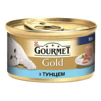 Влажный корм Purina Gourmet Gold для кошек, с тунцом, 85 г Влажный корм Purina Gourmet Gold для кошек, с тунцом, 85 г
