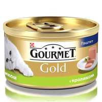 Влажный корм Purina Gourmet Gold для кошек, с кроликом, 85 г Влажный корм Purina Gourmet Gold для кошек, с кроликом, 85 г