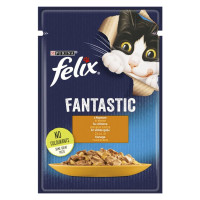 Вологий корм Purina Felix Fantastic для котів, з куркою, 85 г Вологий корм Purina Felix Fantastic для котів, з куркою, 85 г