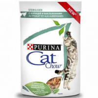Влажный корм Purina Cat Chow Sterilised для стерилизованных кошек, с курицей и баклажанами 85 г Влажный корм Purina Cat Chow Sterilised для стерилизованных кошек, с курицей и баклажанами 85 г