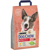 Сухой корм Purina Dog Chow Active Adult для взрослых активных собак, с курицей, 2.5 кг Сухой корм Purina Dog Chow Active Adult для взрослых активных собак, с курицей, 2.5 кг