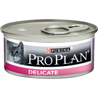 Влажный корм Purina Pro Plan Delicate для кошек с чувствительным пищеварением, с индейкой, 85 г Влажный корм Purina Pro Plan Delicate для кошек с чувствительным пищеварением, с индейкой, 85 г
