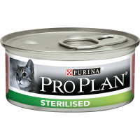 Влажный корм Purina Pro Plan Sterilised для взрослых кастрированных котов, с тунцом и лососем, 85 г Влажный корм Purina Pro Plan Sterilised для взрослых кастрированных котов, с тунцом и лососем, 85 г
