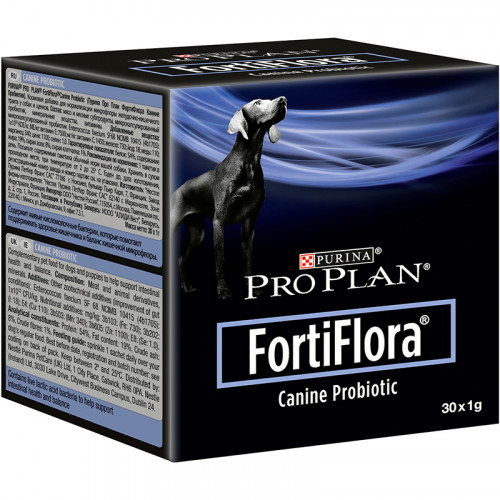 Пробиотик Purina Pro Plan FortiFlora Canine Probiotic, для поддержки микрофлоры ЖКТ у собак и щенков, 30 г