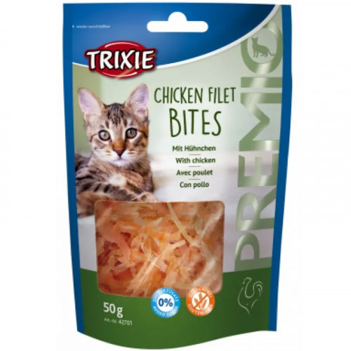 Кусочки куриного филе Trixie Premio для котов, 50 г