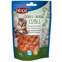 Сирні кубики Trixie Premio для котів, курка з сиром, 50 г Сирні кубики Trixie Premio для котів, курка з сиром, 50 г