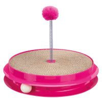 Игрушка Trixie Scratch & Catch с драпаком, для кошек, 35х7 см, розовый Игрушка Trixie Scratch & Catch с драпаком, для кошек, 35х7 см, розовый
