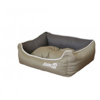 Лежак AnimAll Nena M для собак, оливковый, 55×43×17 см Лежак AnimAll Nena M для собак, оливковый, 55×43×17 см