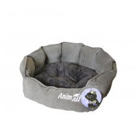 Лежак AnimAll Rolyal S для собак, серый, 48×42×20 см Лежак AnimAll Rolyal S для собак, серый, 48×42×20 см