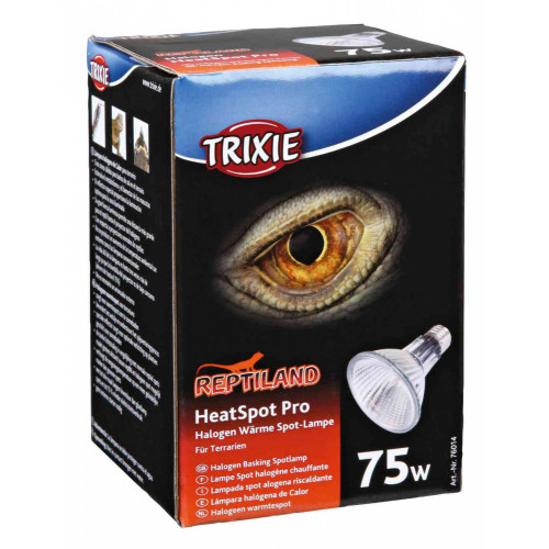 Лампа галлогенная Trixie - Heat Spot Pro для обогрева террариума, 81×108 мм, 75 Вт