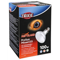 Ртутна лампа розжарювання Trixie ProSun Mixed D3 УФ-В, 95х130 мм, 100 Вт Ртутна лампа розжарювання Trixie ProSun Mixed D3 УФ-В, 95х130 мм, 100 Вт