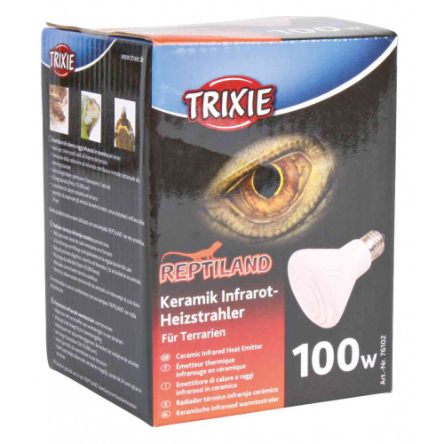 Инфракрасная керамическая лампа для террариума Trixie, 100 Вт
