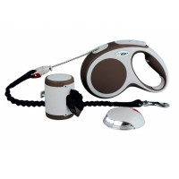 Набір Trixie - Flexi Vario, 5 м, до 20 кг, коричневий Набір Trixie - Flexi Vario, 5 м, до 20 кг, коричневий