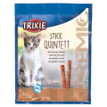 Ласощі Trixie Quadro-Sticks палички з ягнятком та птицею, для котів, 5 шт, 25 г