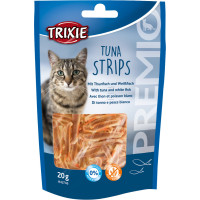 Лакомство Trixie Tuna Strips для кошек, белая рыба и тунец, 20 г Лакомство Trixie Tuna Strips для кошек, белая рыба и тунец, 20 г