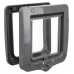 Дверцята Trixie 4-Way Flap Door для котів, пластик, безшумні, сірий, 20×22 см