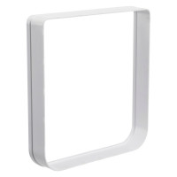Тунель Trixie для дверцят 4-Way Flap Door, пластик, білий, 27 мм, 15.9×16.8 см Тунель Trixie для дверцят 4-Way Flap Door, пластик, білий, 27 мм, 15.9×16.8 см