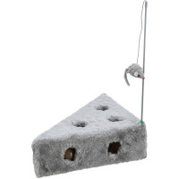 Игрушка Trixie Cats Cheese для кошек, плюшевая, 36×8×26 см Игрушка Trixie Cats Cheese для кошек, плюшевая, 36×8×26 см